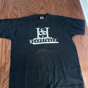 Vintage Headstones 1996 Smile & Wave Rock Band Album Tour Shirt Size XL RARE